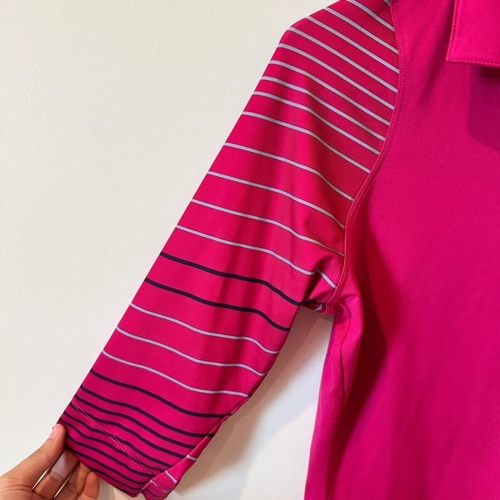 Nike Golf Fuchsia Dri-FIT Quarter-Zip Top